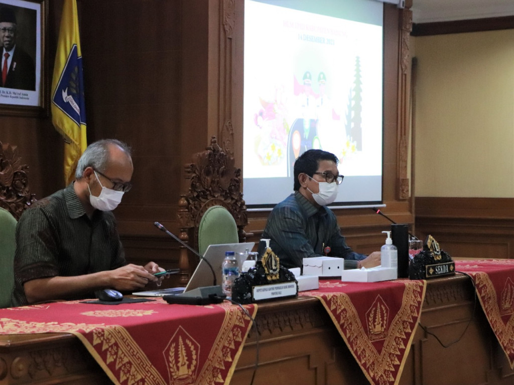 Evaluasi Program Kerja, TPID Badung Gelar HLM 2021
